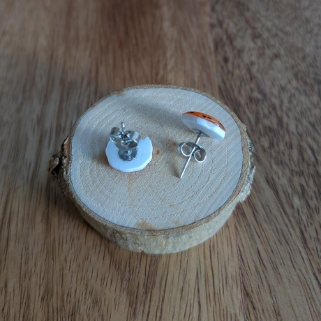 Ohrringe angebissene Kekse mit Chocolate Chips für Cookie Fans