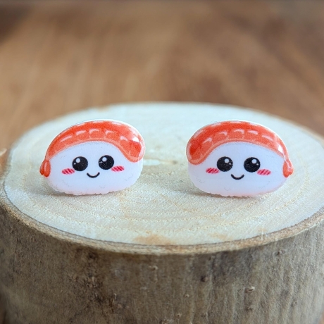 Japan Ohrringe Sushi Nigiri Ohrstecker für Japanliebhaber