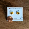 Ohrstecker Biene bzw Hummel für Naturliebhaber 