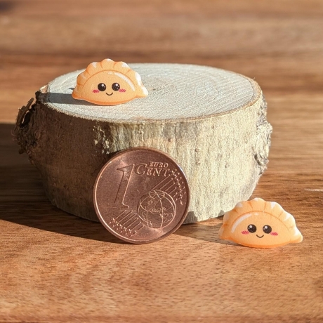 Edelstahl Ohrstecker Dumplings bzw Gyoza Kawaii für Japan Fans