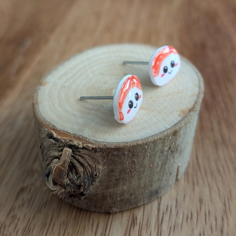 Japan Ohrringe Sushi Nigiri Ohrstecker für Japanliebhaber