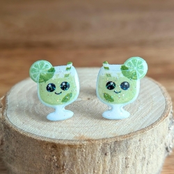 Ohrstecker Hugo als süßes Sommer Accessoire für den Mädelsabend