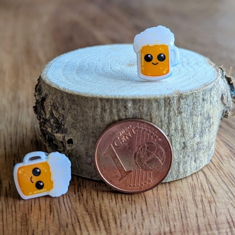 Bier Ohrstecker fürs Oktoberfest und als Party Accessoire