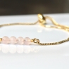 Geburtsstein Armband Edelsteine mit Schiebeperle