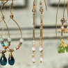 Amethyst Rohstein Ohrhänger als himmlischer Edelsteinschmuck