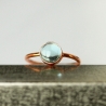 Ring Topas rosegold SterlingSilber Edelsteinring Geburtsstein