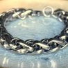 Kette Edelstahl Wikinger Gliederkette 10mm mit Karabiner 