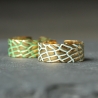 Vintage Ring Patina Kroko / Geschenk für Sie / Reptilien Schmuck