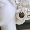 Sterlingsilber Ohrringe Pusteblume per Hand gestempelte Pusteblum