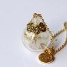 Pusteblumen Kette Mondstein Glitzer wish 