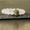 Ring Rosenquarz Buddha als edles Geschenk für Sie