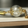 Lederarmband Pusteblumen / Wickellederarmband Pusteblume