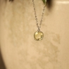Kette Lemonquarz rosa Chalzedon / Geschenk für Sie / handgemacht