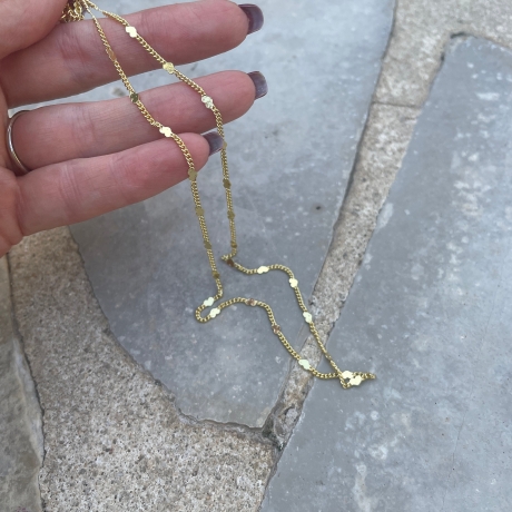 Herz Kette vergoldet als romantisches Geschenk