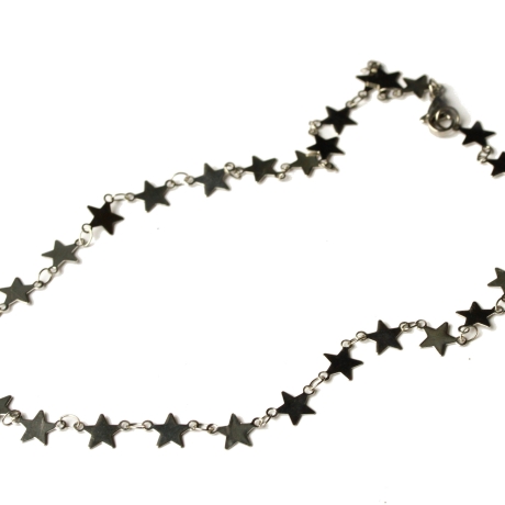 Kette Edelstahl Stern Choker himmlisch Sternenhimmel wasserfest