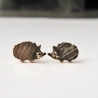 Igel Ohrstecker / minimalistischer Schmuck / Geschenk für sie 