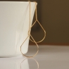 Durchziehohrringe Tropfen modern / Minimalistischer Schmuck 