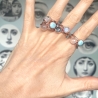 Ring Topas rosegold SterlingSilber Edelsteinring Geburtsstein