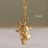 Kette Koala Gold / Geschenk für Sie / besonderes Geschenk