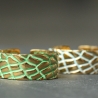Vintage Ring Patina Kroko / Geschenk für Sie / Reptilien Schmuck
