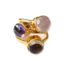 Ring Topas rosegold SterlingSilber Edelsteinring Geburtsstein