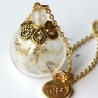 Pusteblumen Kette Mondstein Glitzer wish 