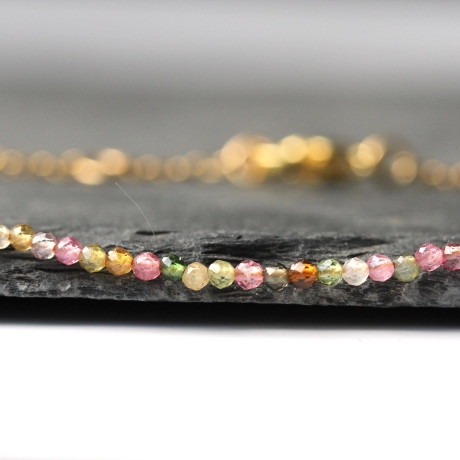 Edelstein Armband Turmalin Perlen
