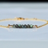 Edelstein Armband Labradorit / Armband gold Labradorit