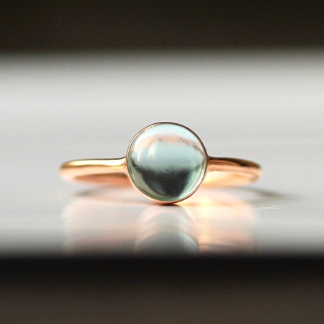 Ring Topas rosegold SterlingSilber Edelsteinring Geburtsstein