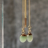 Jade Ohrringe Durchziehohrringe Edelstein Schmuck Weihnachten