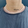 Süßwasserperlen Halskette unisex eine Naturperlenkette