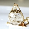 Pusteblumen Kette Mondstein Glitzer wish 