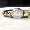 Pusteblume Lederarmband Wickelarmband mit Löwenzahn persönlich