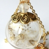 Pusteblumen Kette Mondstein Glitzer wish 