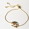 Armband Emaille Elefant Zirkonia als tierisch schönes Geschenk