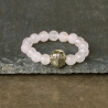 Ring Rosenquarz Buddha als edles Geschenk für Sie