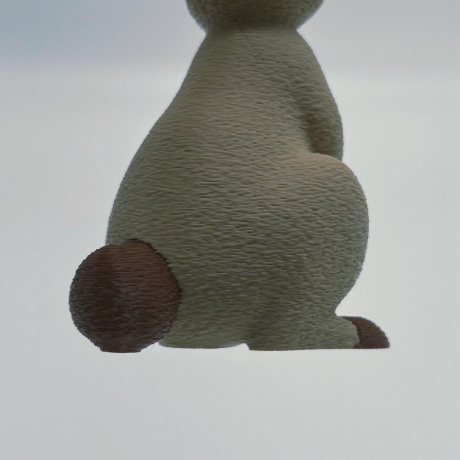 Osterhase Figur aus PLA – Osterdeko Hase stehend