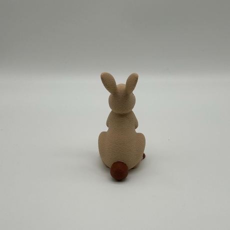 Osterhase Figur aus PLA – Osterdeko Hase stehend