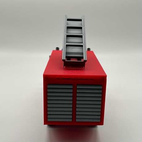 Feuerwehr Spardose mit Namen personalisiert für Kinder