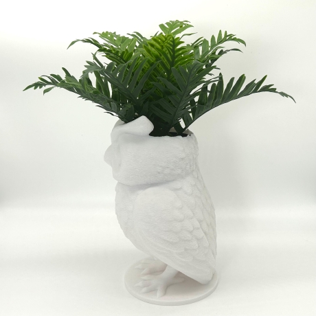 Eule Blumentopf Übertopf mit Tiermotiv aus PLA