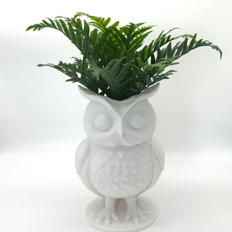 Eule Blumentopf Übertopf mit Tiermotiv aus PLA
