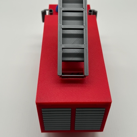 Feuerwehr Spardose mit Namen personalisiert für Kinder