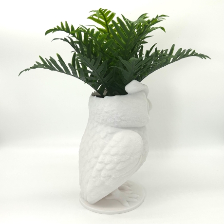 Eule Blumentopf Übertopf mit Tiermotiv aus PLA