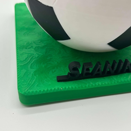 Fußball Spardose mit Namen personalisiert für Kinder