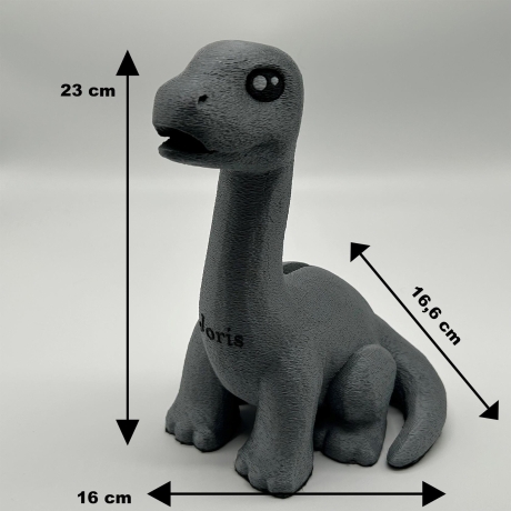 Dinosaurier Spardose mit Namen personalisiert Kind