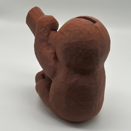 Faultier Spardose mit Namen personalisiert für Kinder