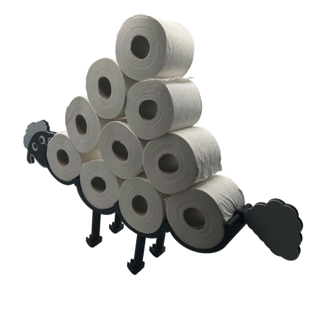 Toilettenpapierhalter Schaf freistehend aus PLA