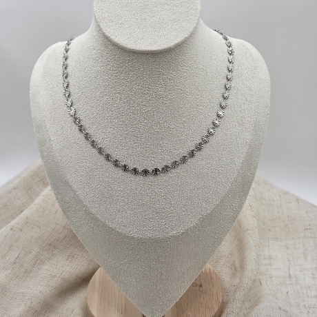Zarte Plättchen Halskette Gold oder Silber | Layering Kette