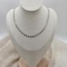 Zarte Plättchen Halskette Gold oder Silber | Layering Kette