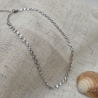 Zarte Plättchen Halskette Gold oder Silber | Layering Kette